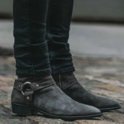Harness | Grey Suede -Thursday Boots Sales 1024x1024 Men Harness GreySuede 1