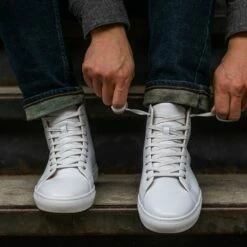 Premier High Top | White -Thursday Boots Sales 1024x1024 Men HighTop White 011722 1