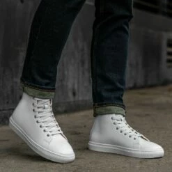 Premier High Top | White -Thursday Boots Sales 1024x1024 Men HighTop White 011722 2