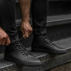 Premier High Top | Black Vachetta -Thursday Boots Sales 1024x1024 Men Premier HighTop Black 080421 1