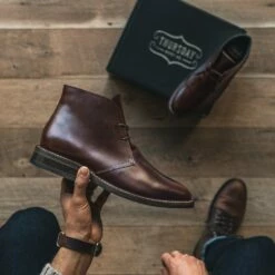 Scout | Brown 15 Scout | Brown -Thursday Boots Sales 1024x1024 Men Scout Brown Leather Chukka 3