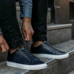 Premier Low Top | Deep Blue -Thursday Boots Sales 1024x1024 Men Sneakers Premier LowTop DeepBlue 072222 1