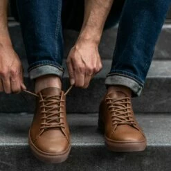 Premier Low Top | Hickory Vachetta -Thursday Boots Sales 1024x1024 Men Sneakers Premier LowTop Hickory 062922 1