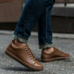 Premier Low Top | Hickory Vachetta -Thursday Boots Sales 1024x1024 Men Sneakers Premier LowTop Hickory 062922 2