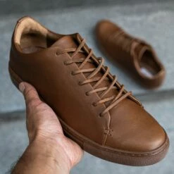 Premier Low Top | Hickory Vachetta -Thursday Boots Sales 1024x1024 Men Sneakers Premier LowTop Hickory 062922 3