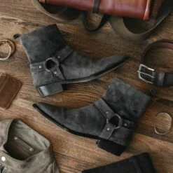 Harness | Grey Suede -Thursday Boots Sales 1024x1024 Mens Harness Grey Suede 090914 3