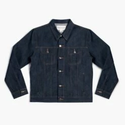 Denim Trucker Jacket | Raw Indigo -Thursday Boots Sales 1024x1024 Mens Jackets Denim Trucker RawIndigo 120122 Front