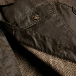 Waxed Canvas Field Jacket | Dark Olive -Thursday Boots Sales 1024x1024 Mens Jackets Field DarkOlive 012723 Pocket Lining