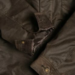 Waxed Canvas Field Jacket | Dark Olive -Thursday Boots Sales 1024x1024 Mens Jackets Field DarkOlive 012723 Sleeve Lining
