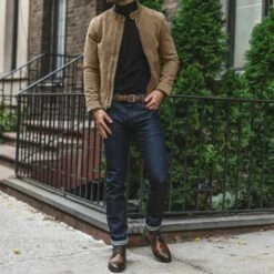 Racer Jacket | Taupe -Thursday Boots Sales 1024x1024 Mens Jackets Racer Taupe 230518 3 63debf63 7396 452c bd61 95e930e420df