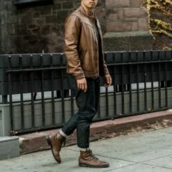 Roadster Jacket | Walnut -Thursday Boots Sales 1024x1024 Roadster Walnut 012022 3