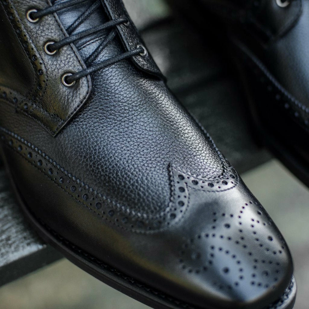 Wingtip | Black 9 Wingtip | Black - Image 7