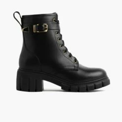 Coda | Black & Gold -Thursday Boots Sales 1024x1024 Women Coda BlackGold 011422 Side