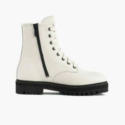 Combat | Ecru 12 Combat | Ecru -Thursday Boots Sales 1024x1024 Women Combat Ecru 090921 SideZipper
