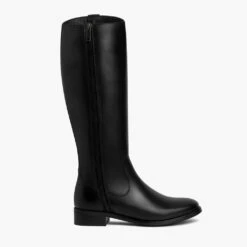 Crown | Black -Thursday Boots Sales 1024x1024 Women Crown Black 011923 SideZip