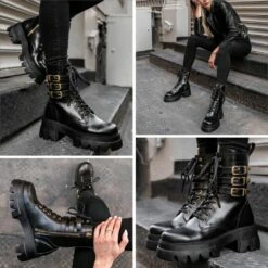 Dynasty | Black & Gold -Thursday Boots Sales 1024x1024 Women Dynasty Black Gold 022522 3