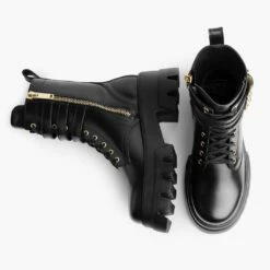 Dynasty | Black & Gold -Thursday Boots Sales 1024x1024 Women Dynasty Black Gold 022522 Flatlay