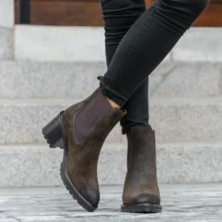 Knockout | Dark Olive Suede -Thursday Boots Sales 1024x1024 Women Knockout DarkOliveSuede 1