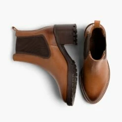 Knockout | Toffee 12 Knockout | Toffee -Thursday Boots Sales 1024x1024 Women Knockout ToffeeSuede Flatlay1