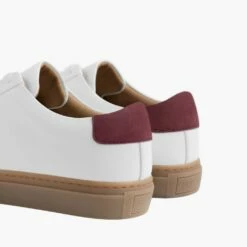 Women's Legacy | White X Burgundy -Thursday Boots Sales 1024x1024 Women Legacy White Burgundy 070722 HeelDetail