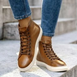Women's Premier High Top | Toffee -Thursday Boots Sales 1024x1024 Women Premier HighTop Toffee 092922 1