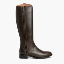 Crown | Dark Brown -Thursday Boots Sales 1024x1024 Womens Crown DarkBrown 032123 SideZip